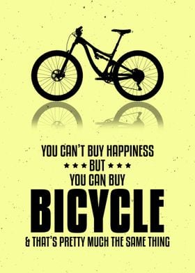 Bicycle Quote Wall Art