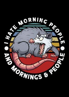 Opossum Morning