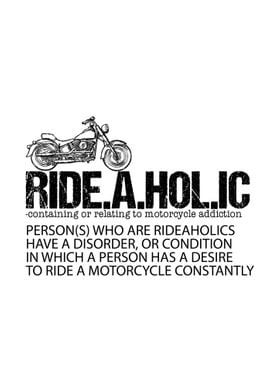 Rideaholic Wall Art Decor 