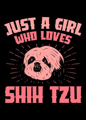 A girl who loves shih tzu