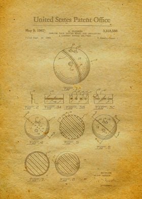 62 Bowling Ball Patent