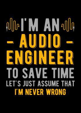 Funny Audio Sound Engineer