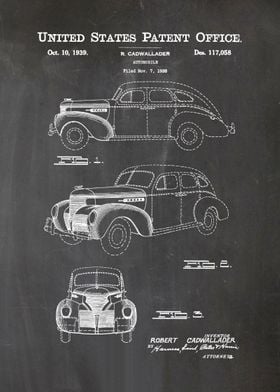 30 1939 Automobile Patent