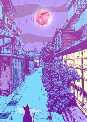 Anime City Pop' Posters | Saphira Design | Displate