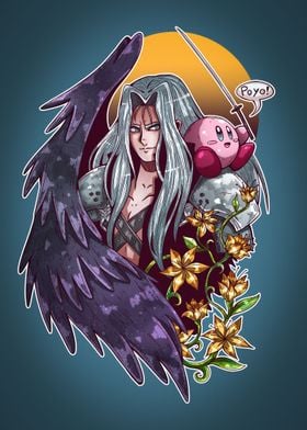 Sephiroth and Kirby