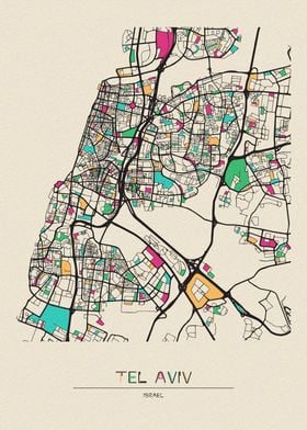 Tel Aviv Map