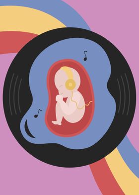 Baby vinyl uterus