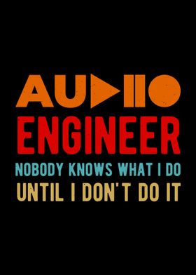 Funny Audio Sound Engineer