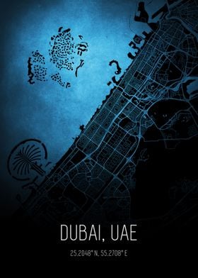 Dubai City Map