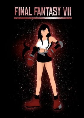 fighting girl tifa