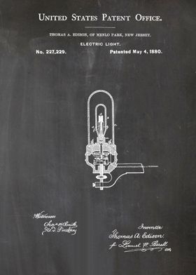 30 Electric Light Patent 