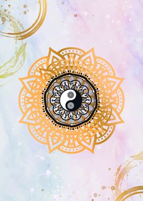 Ying Yang Mandala