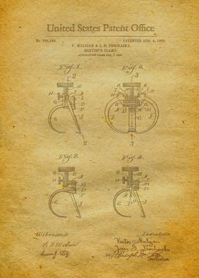 66 Dentists Clamp Patent