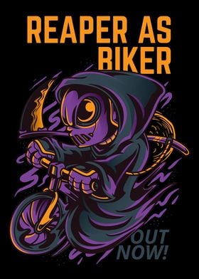 Reaper as Biker Witch Bike