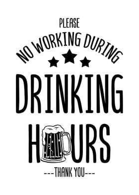 Drinking  Hours Wall Decor