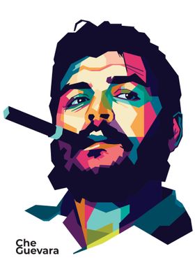 Che Guevara in Wpap Popart