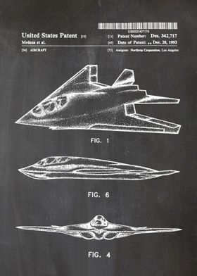 18 Stealth Aircraft Paten