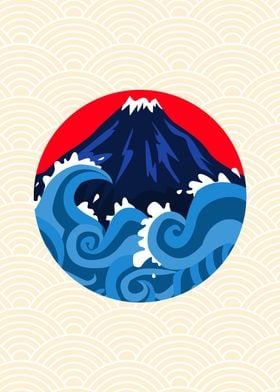 kanagawa wave fuji