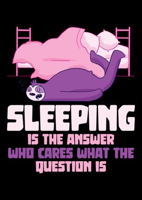 Sleeping is the answer