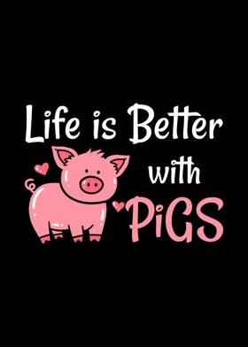 Pigs Pig Lover Farmer