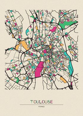 Toulouse Map