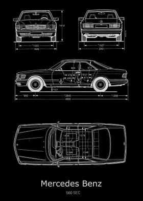 Mercedes Benz 560SEC 1990