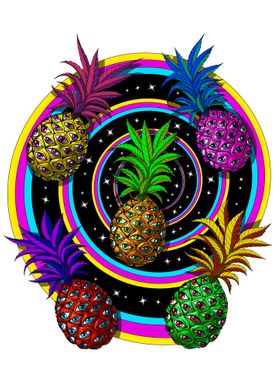 Psychedelic Pineapples