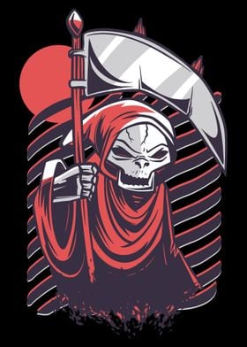 Death Grim Reaper Skeleton