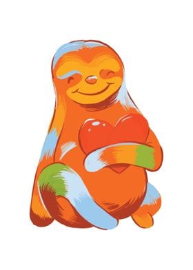 Colorful Sloth