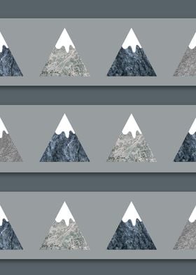 Minimal mountain pattern