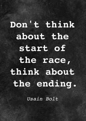 Usain Bolt Quote D003