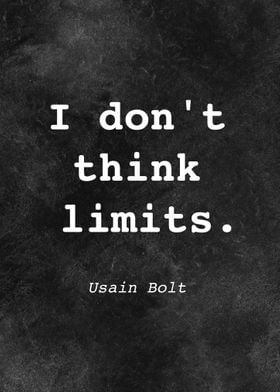 Usain Bolt Quote D014