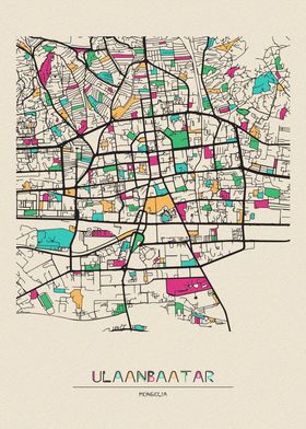 Ulaanbaatar Map