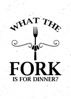 What The Fork Wall Art