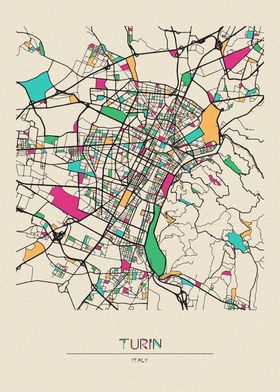 Turin Map