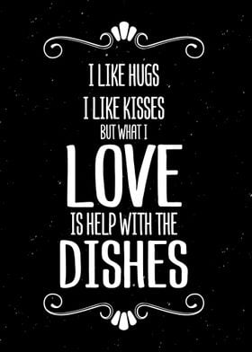 Love Dishes Wall Art 