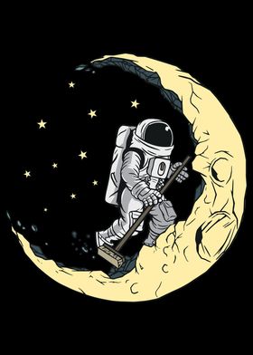 Astronaut Moon Space