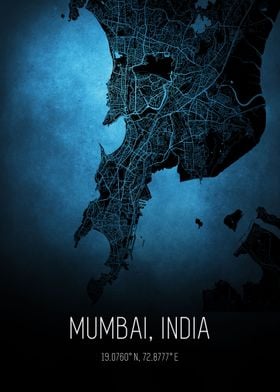 Mumbai City Street Map