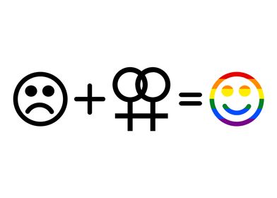 Lesbian Love Emoticons