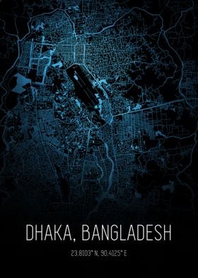 Dhaka City Map