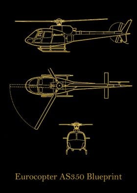 Eurocopter AS350 gold 