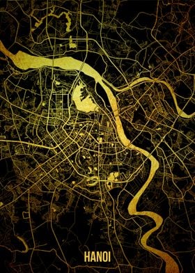 Hanoi gold map