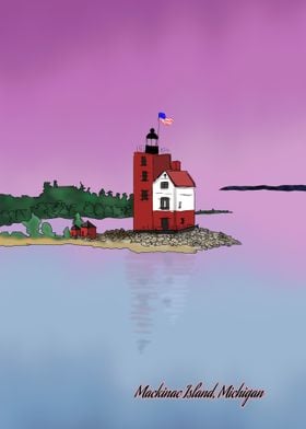 Mackinac Island lighthouse