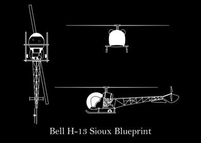 Bell H13 Sioux Blueprint 