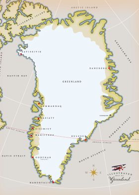 Map Of Greenland