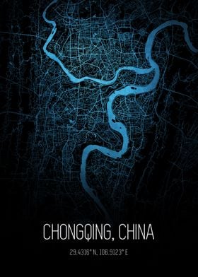 Chongqing City Map