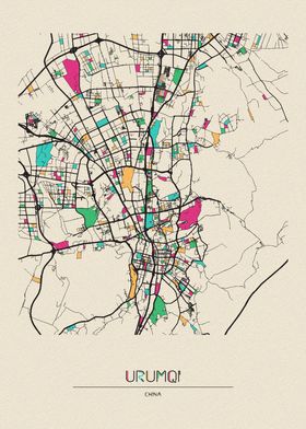 Urumqi Map