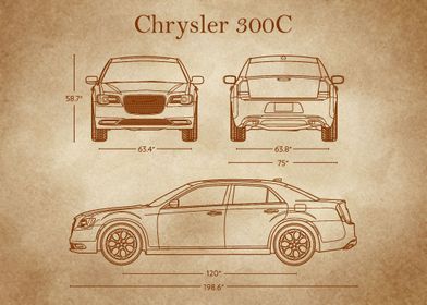 Chrysler 300C 2017 old 