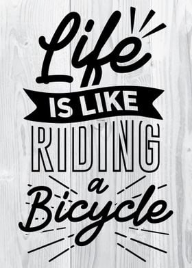 bicycle lettering quotes