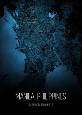 Manila Philippines Map